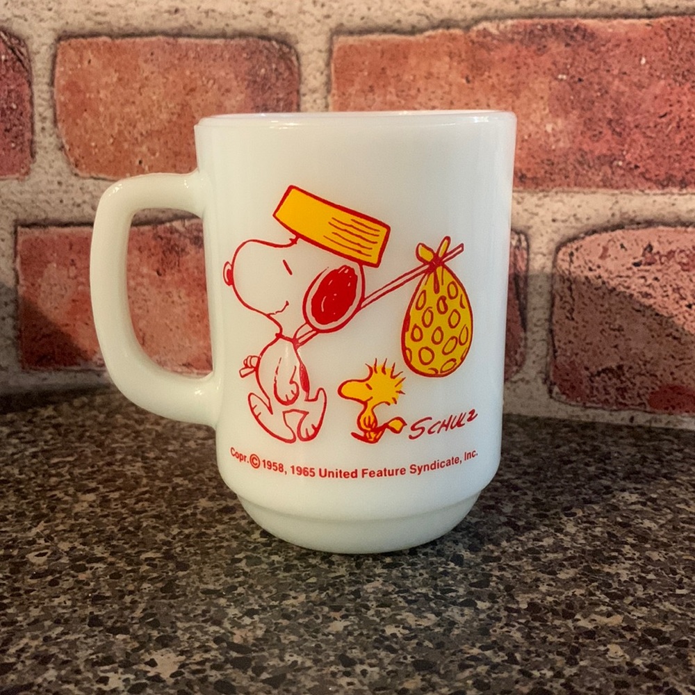Snoopy Vintage 1958, 1965 Coffee Mugs